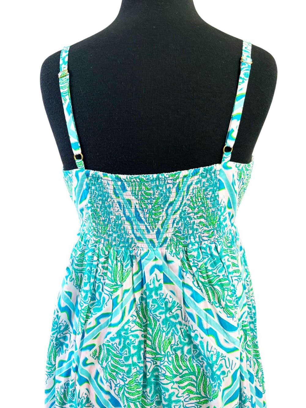 Lilly Pulitzer Prism Blue Good Greef Engineered Maxi Dress - Picture 10 of 13